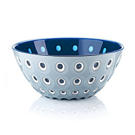 Guzzini Le Murrine Bowl Ø25 Made in Italy Using Exclusive Three-Color Technology Blue/Orange