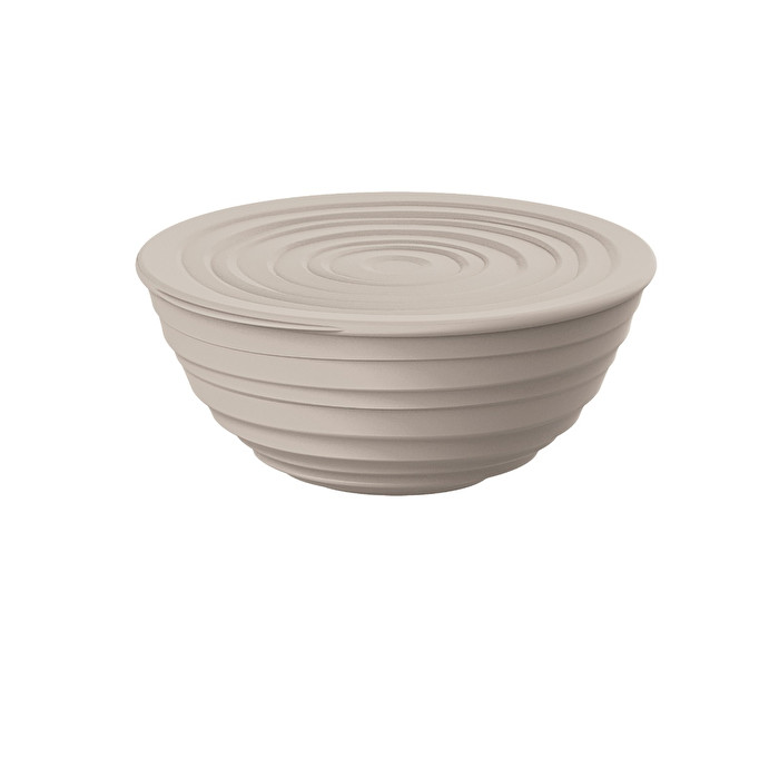 Tierra Bowl With Lid 5 L, White