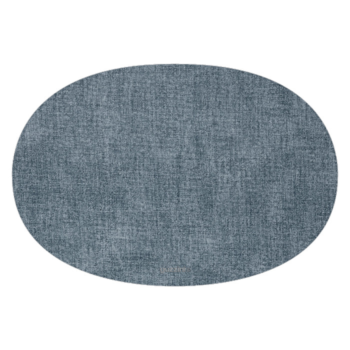FABRIC oval reversible placemat Guzzini, Sea blue | Online