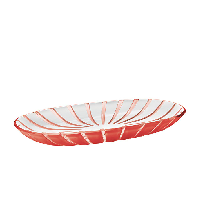 SERVING TRAY GRACE Guzzini, col. Clear Red