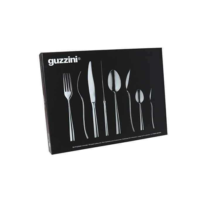 Guzzini My Fusion Series Cutlery 24 Pieces Set Forks/Knives