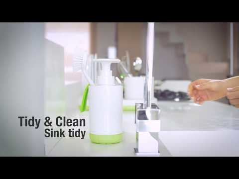 Red Soap Dispenser Guzzini Tidy & Clean 