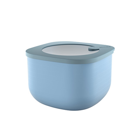 STORE&MORE - Shallow airtight fridge/freezer/microwave containers (M)  Guzzini, col. Sage green